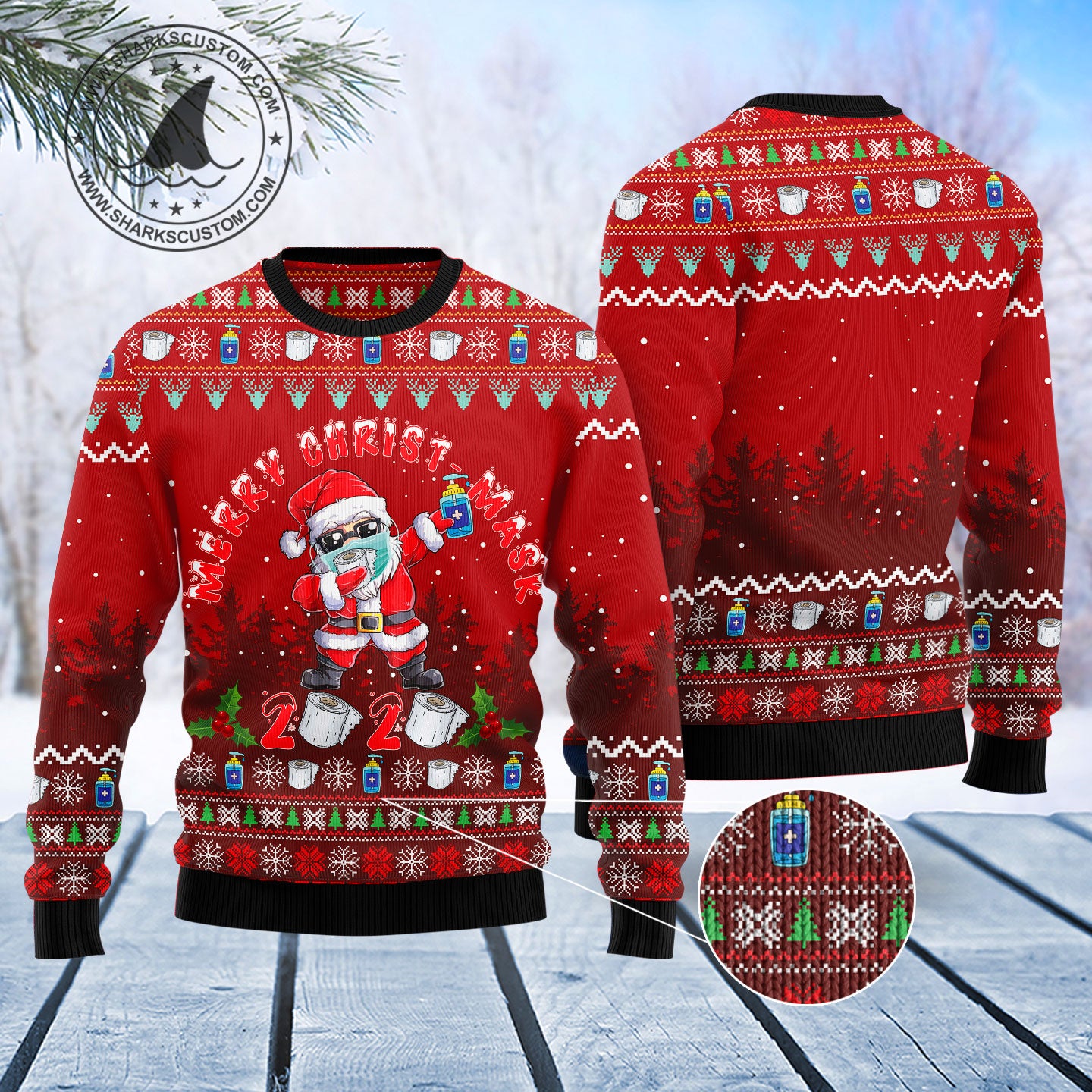 Santa Christmas 2020 T0911 Ugly Christmas Sweater