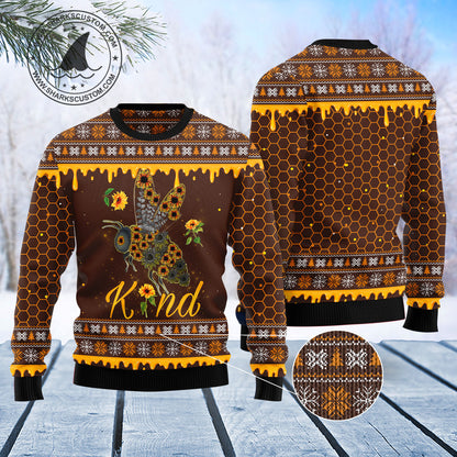 Bee Kind Sunflower T1011 Ugly Christmas Sweater