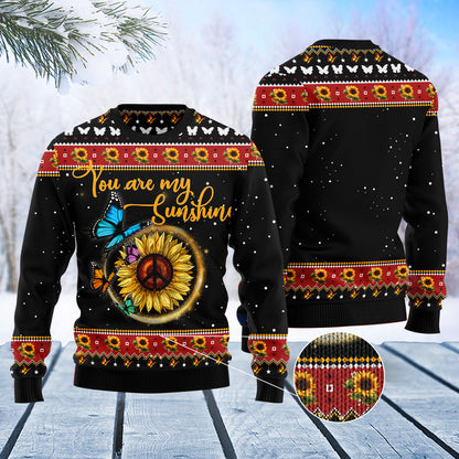 Butterfly Sunshine T1011 Ugly Christmas Sweater