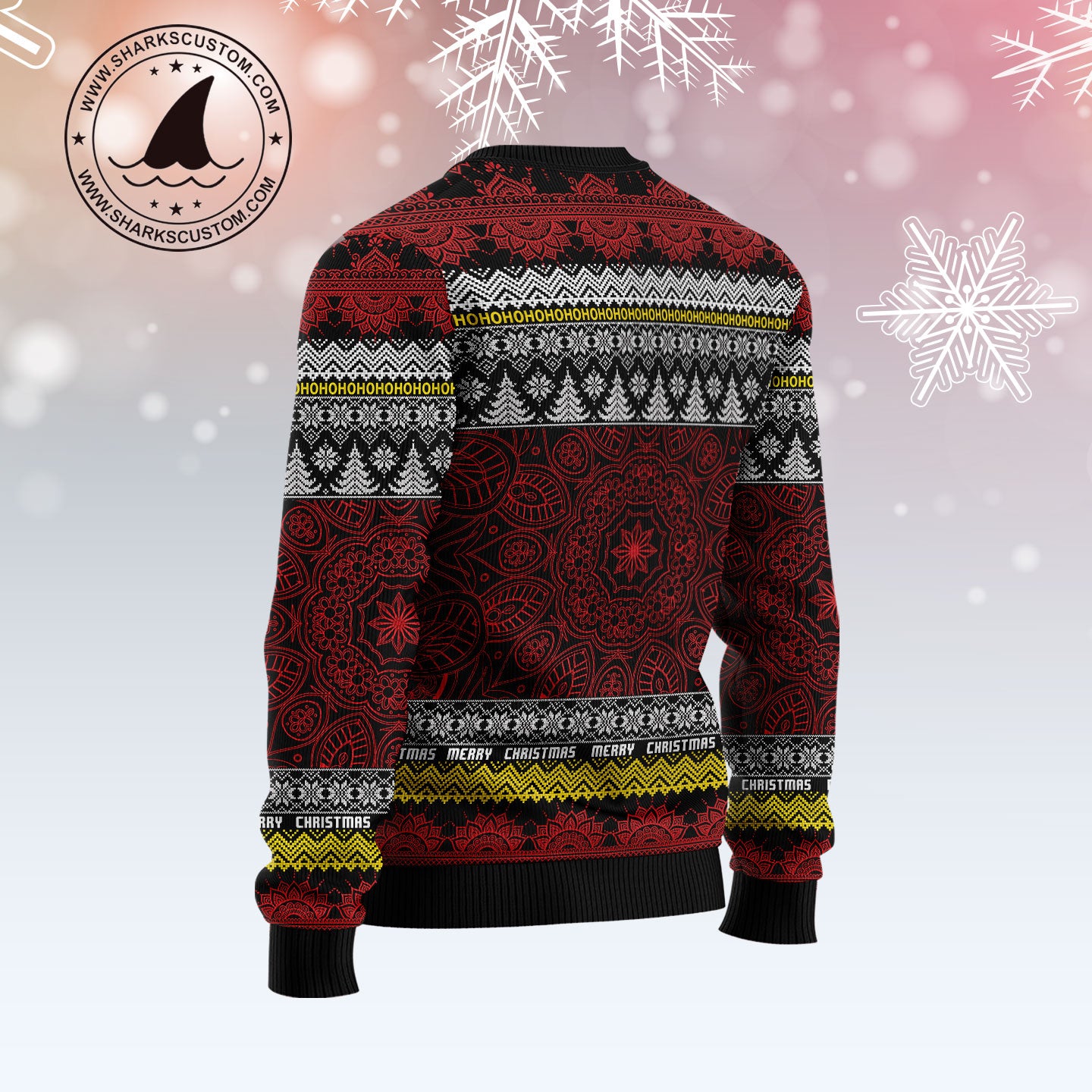 Texas Mandala D1011 Ugly Christmas Sweater