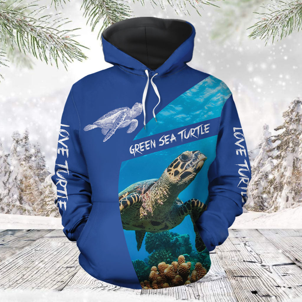 Love Turtle TG51215 - All Over Print Unisex Hoodie