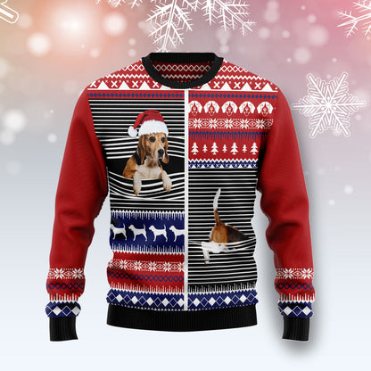 Lovely Beagle TG51021 Ugly Christmas Sweater