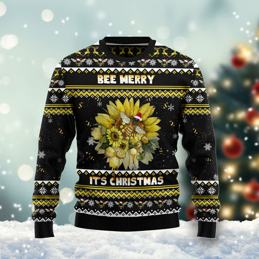 Bee Merry It‘s Time G51127 Ugly Christmas Sweater