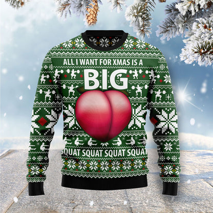 Ugly Sweater Big Booty G51019 - Ugly Christmas Sweater