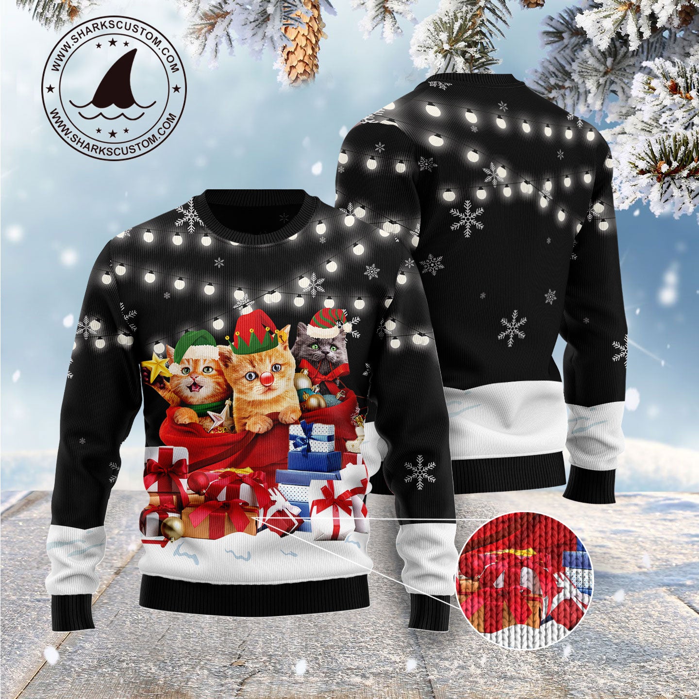 Cat Gifts Noel G5115 Ugly Christmas Sweater