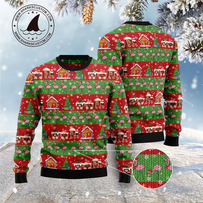 Flamingo Snow G5114 Ugly Christmas Sweater