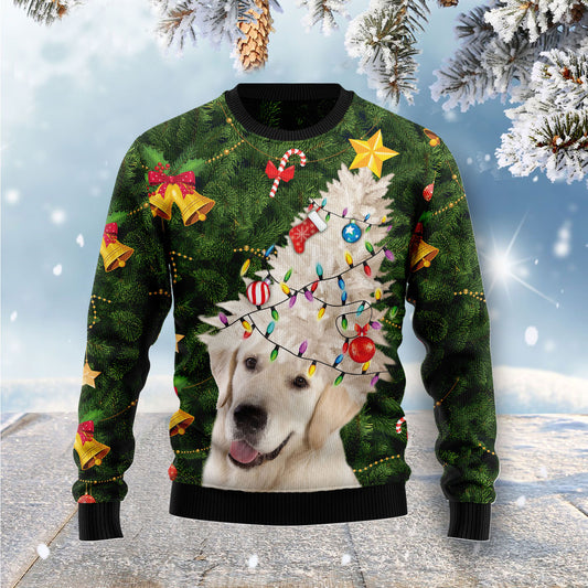 Labrador Retriever Noel Tree G5115 Ugly Christmas Sweater