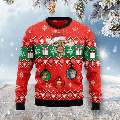 Lovely Giraffe G51021 Ugly Christmas Sweater