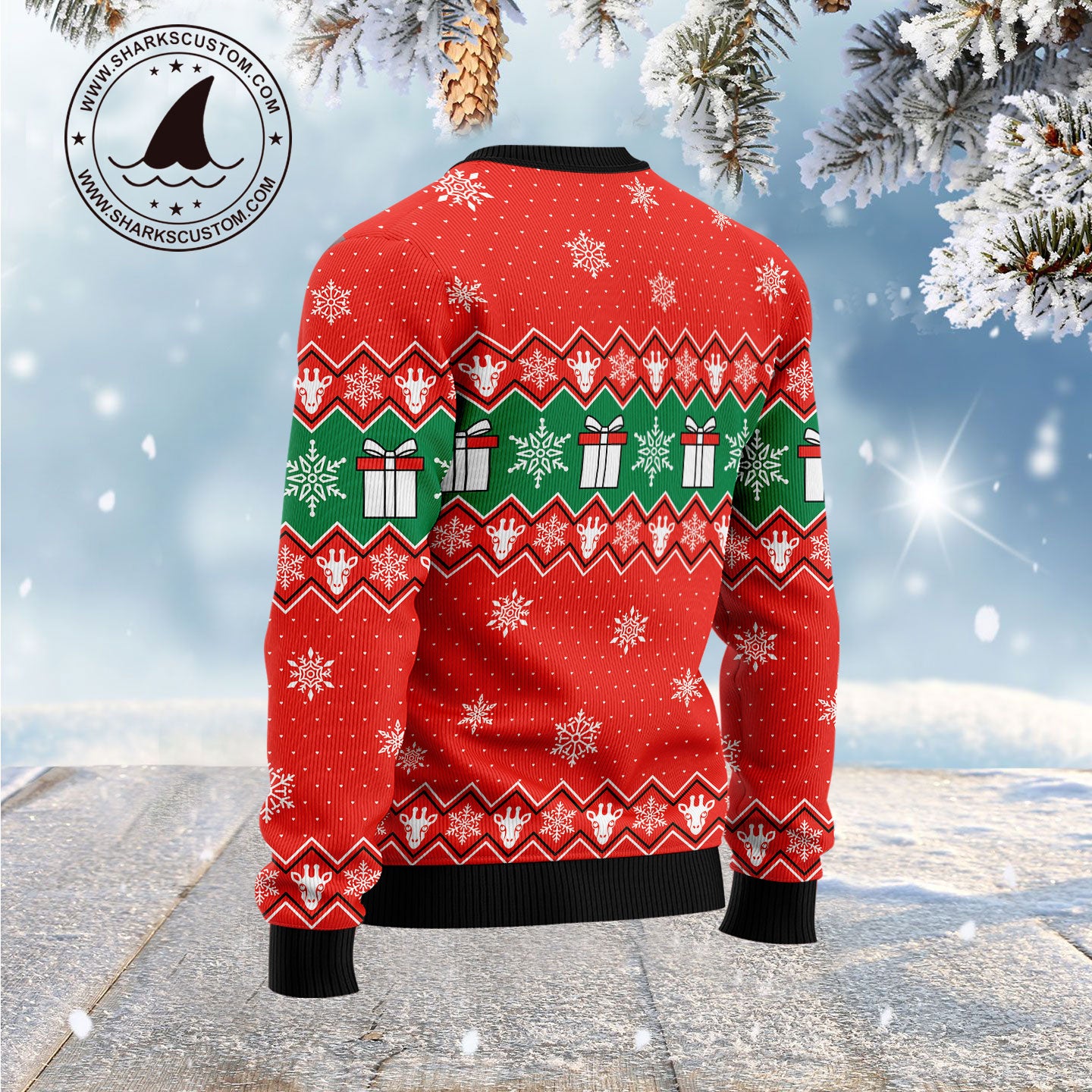 Lovely Giraffe G51021 Ugly Christmas Sweater