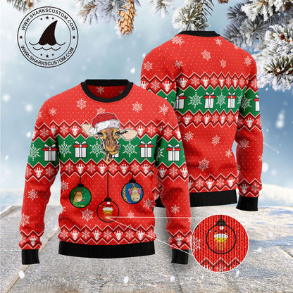 Lovely Giraffe G51021 Ugly Christmas Sweater