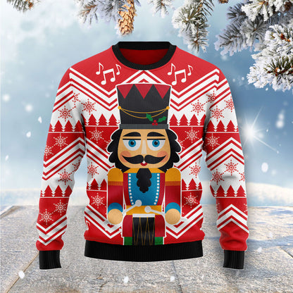 Nutcracker With Drum G51016 - Ugly Christmas Sweater