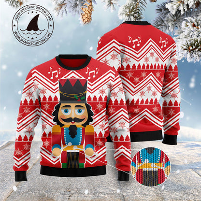 Nutcracker With Drum G51016 - Ugly Christmas Sweater