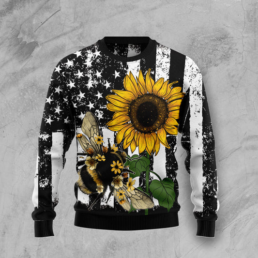 Sunflower Bee G51030 Ugly Christmas Sweater