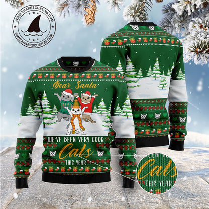 We‘re Been Very Good Cats This Year G51023 Ugly Christmas Sweater