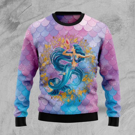 Awesome Mermaid TG51130 Ugly Christmas Sweater