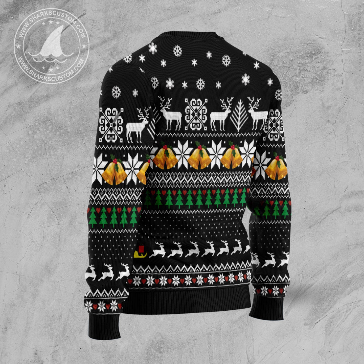 Lovely Pug TG5129 - Ugly Christmas Sweater unisex womens & mens, couples matching, friends, dog lover, funny family sweater gifts (plus size available)