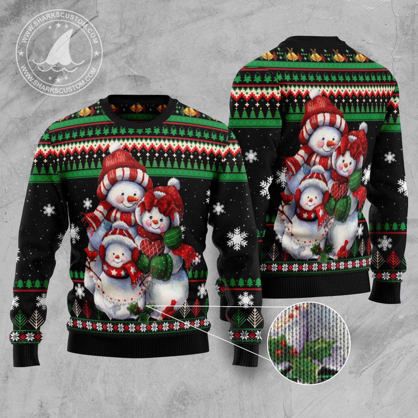 Lovely Snowman TG5128 - Ugly Christmas Sweater unisex womens & mens, couples matching, friends, snowman lover, funny family sweater gifts (plus size available)