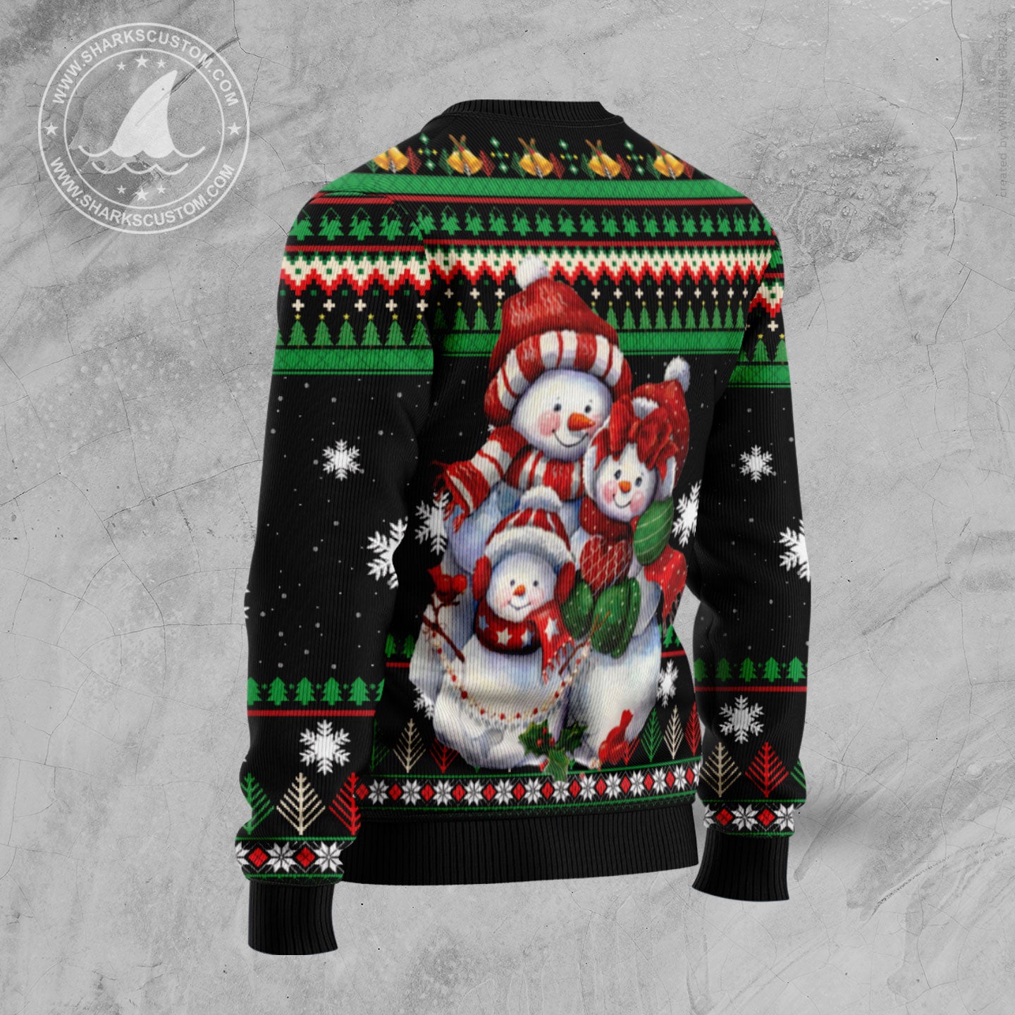 Lovely Snowman TG5128 - Ugly Christmas Sweater unisex womens & mens, couples matching, friends, snowman lover, funny family sweater gifts (plus size available)