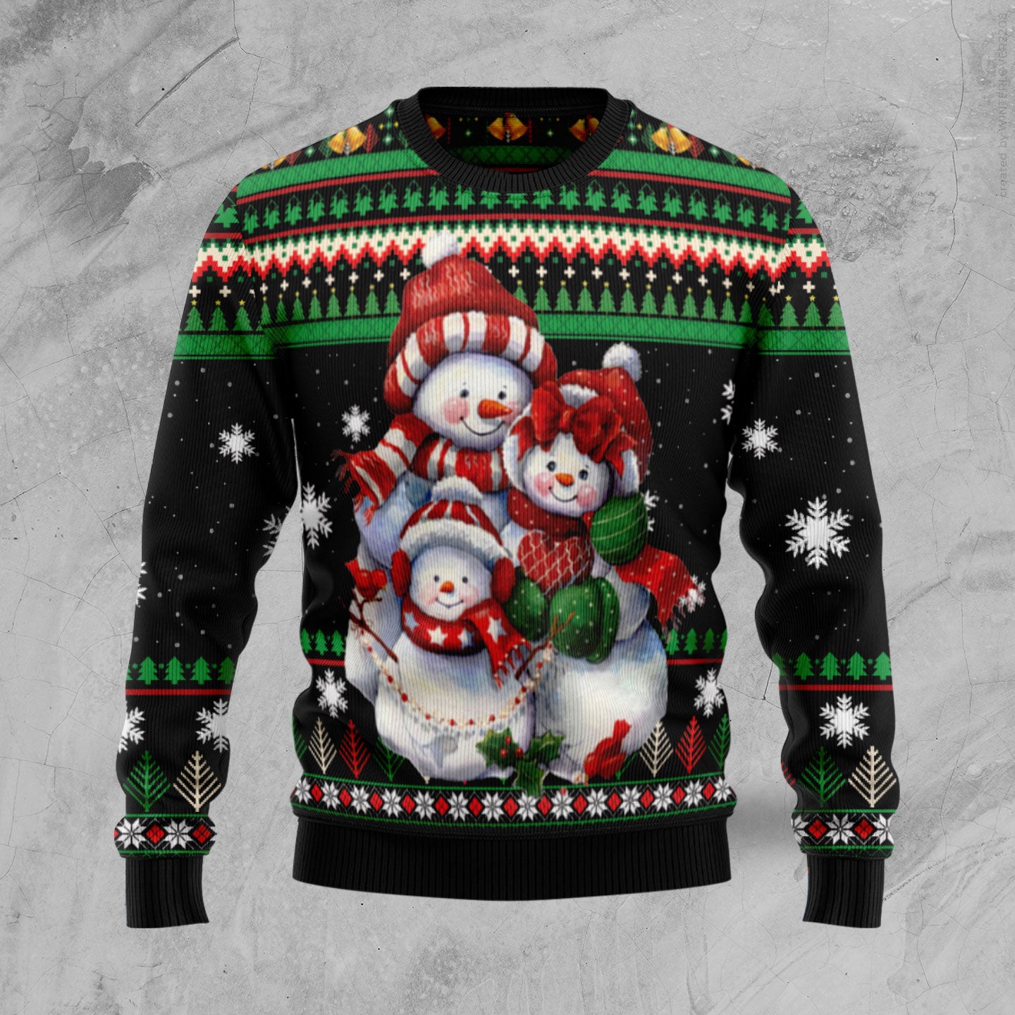 Lovely Snowman TG5128 - Ugly Christmas Sweater unisex womens & mens, couples matching, friends, snowman lover, funny family sweater gifts (plus size available)