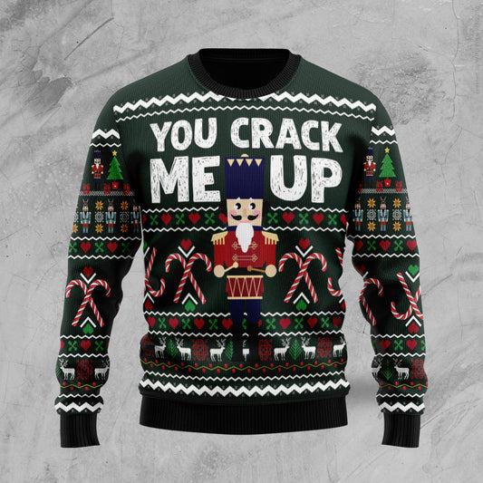 Nutcracker You Crack Me Up TY1210 Ugly Christmas Sweater