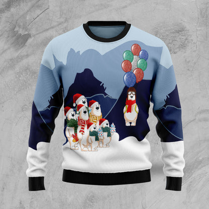 Polar Bear Balloon TY0311 Ugly Christmas Sweater