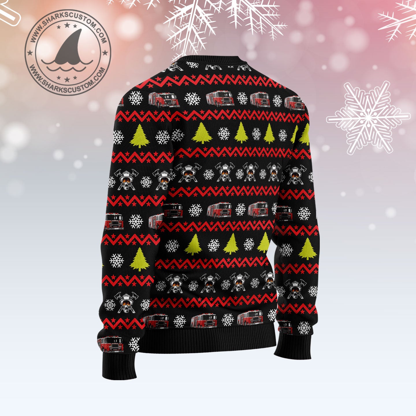Awesome Firefighter G5115 Ugly Christmas Sweater