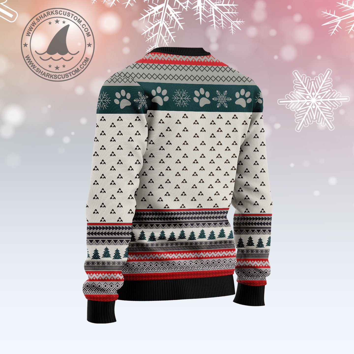 Dogs Make Me Happy G5119 Ugly Christmas Sweater