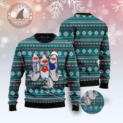 Funny Shark G51021 Ugly Christmas Sweater