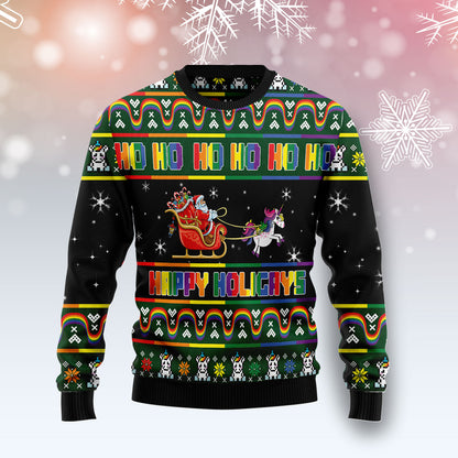 Happy Holigays G51021 Ugly Christmas Sweater