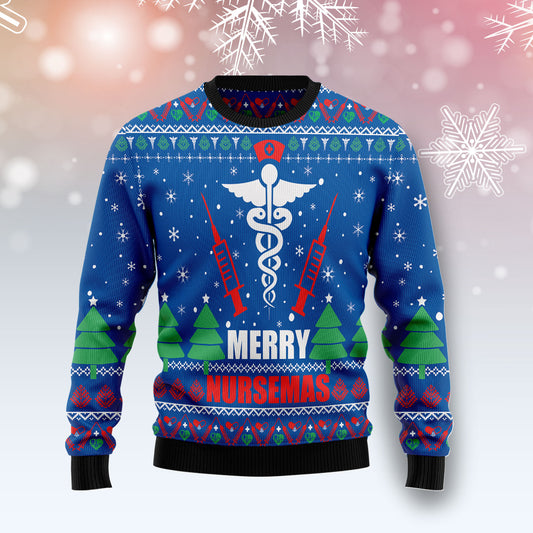 Merry Nursemas G51026 Ugly Christmas Sweater