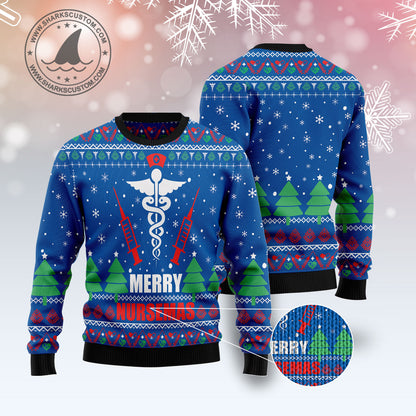 Merry Nursemas G51026 Ugly Christmas Sweater