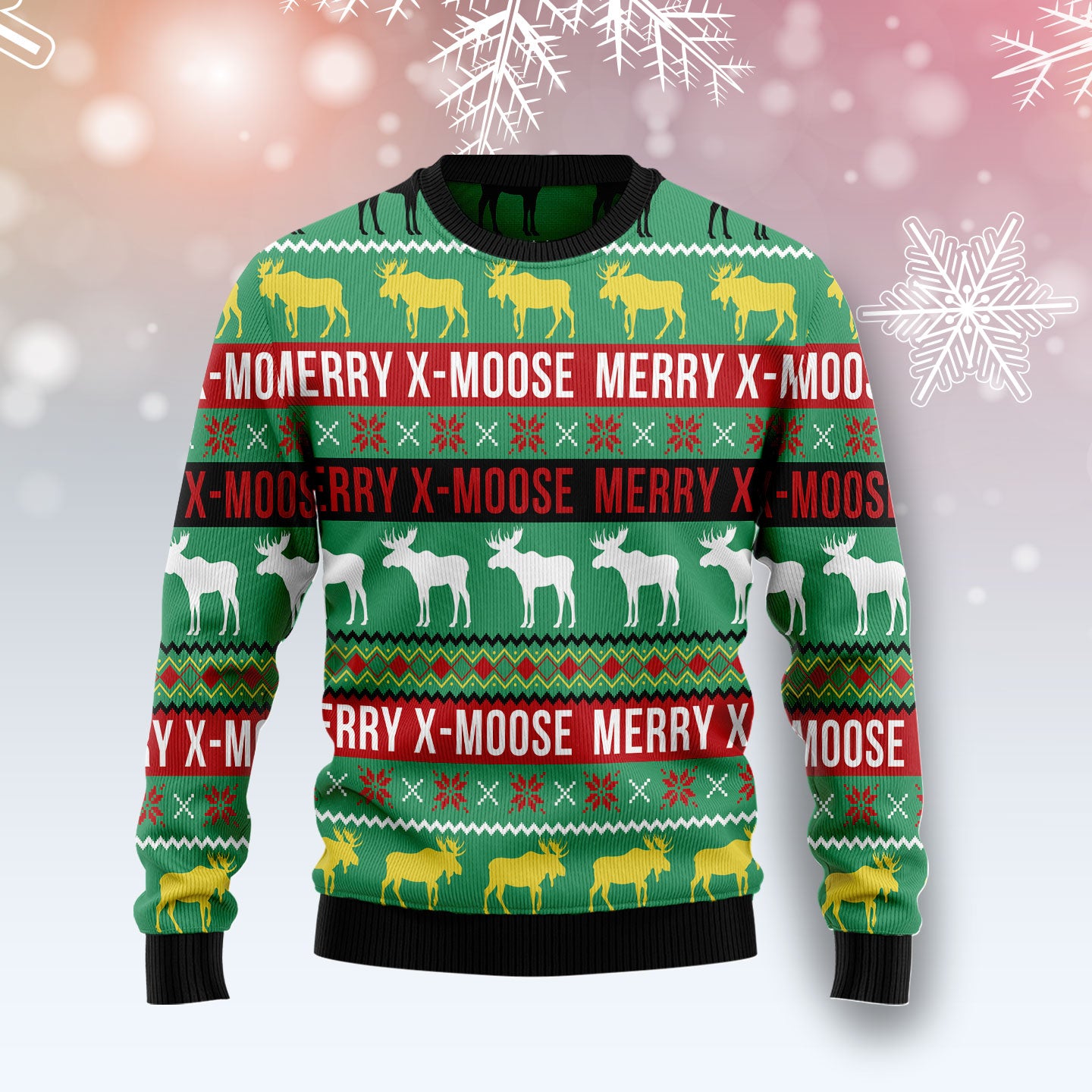 Merry X-Moose G51020 - Ugly Christmas Sweater