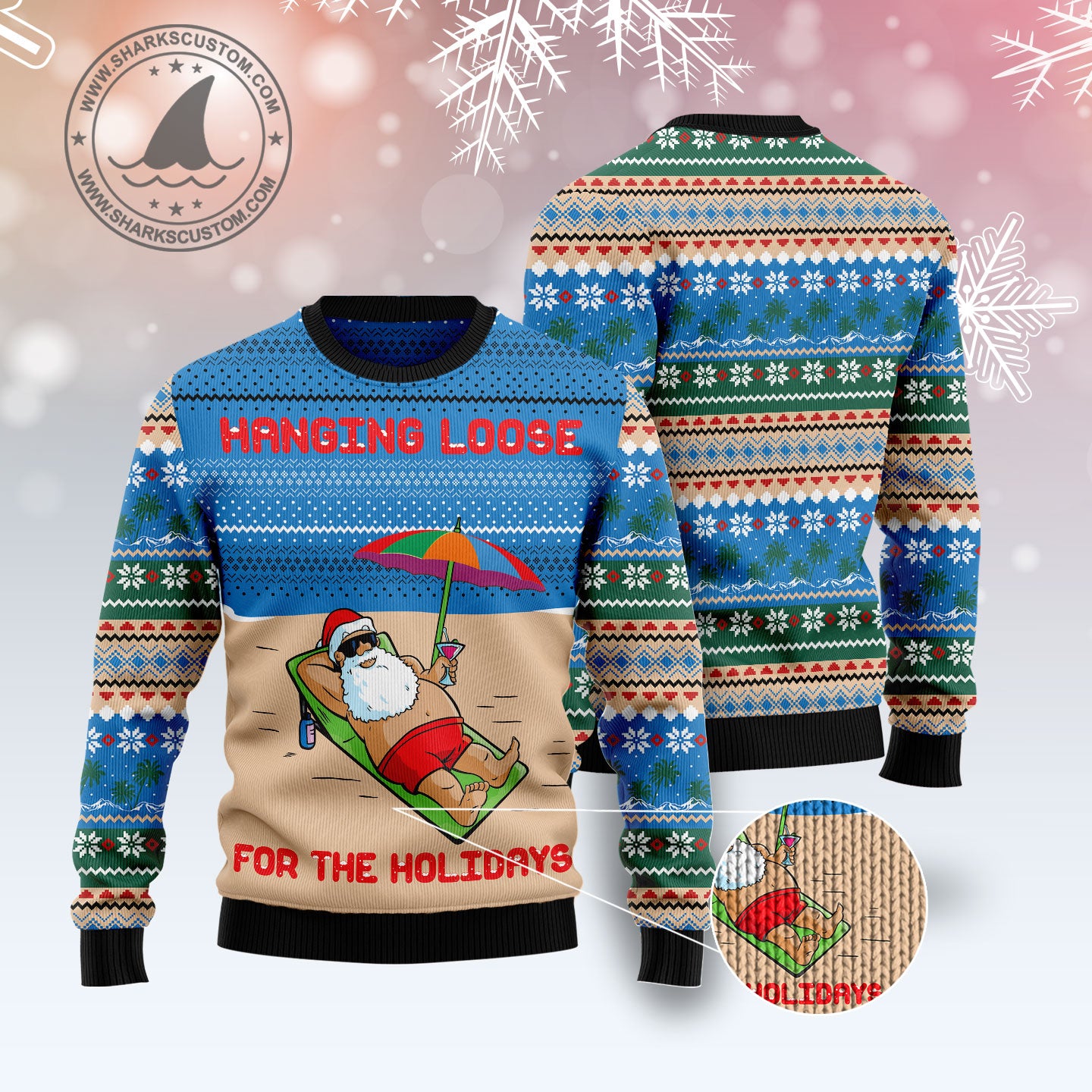 Santa Claus Holiday TG51019 - Ugly Christmas Sweater