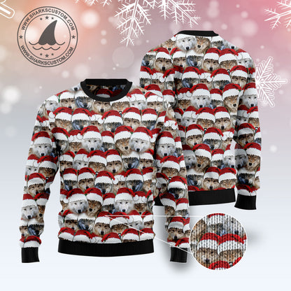 Santa Wolf G5115 Ugly Christmas Sweater