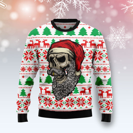 Skull Santa Claus Costume G51019 - Ugly Christmas Sweater