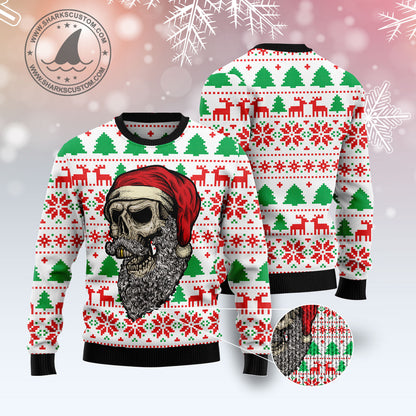 Skull Santa Claus Costume G51019 - Ugly Christmas Sweater