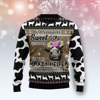 The Crazy Heifer G5114 Ugly Christmas Sweater