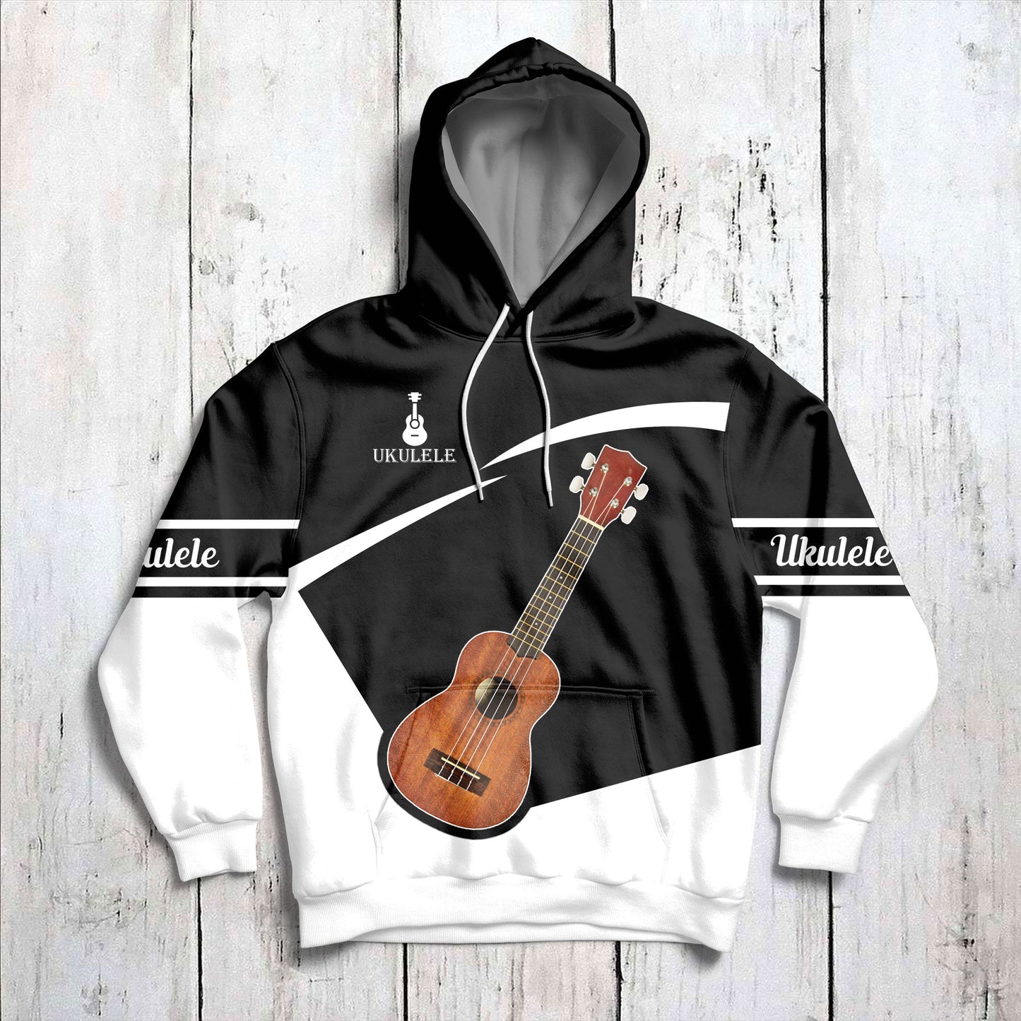 3D Ukulele G51214 - All Over Print Unisex Hoodie