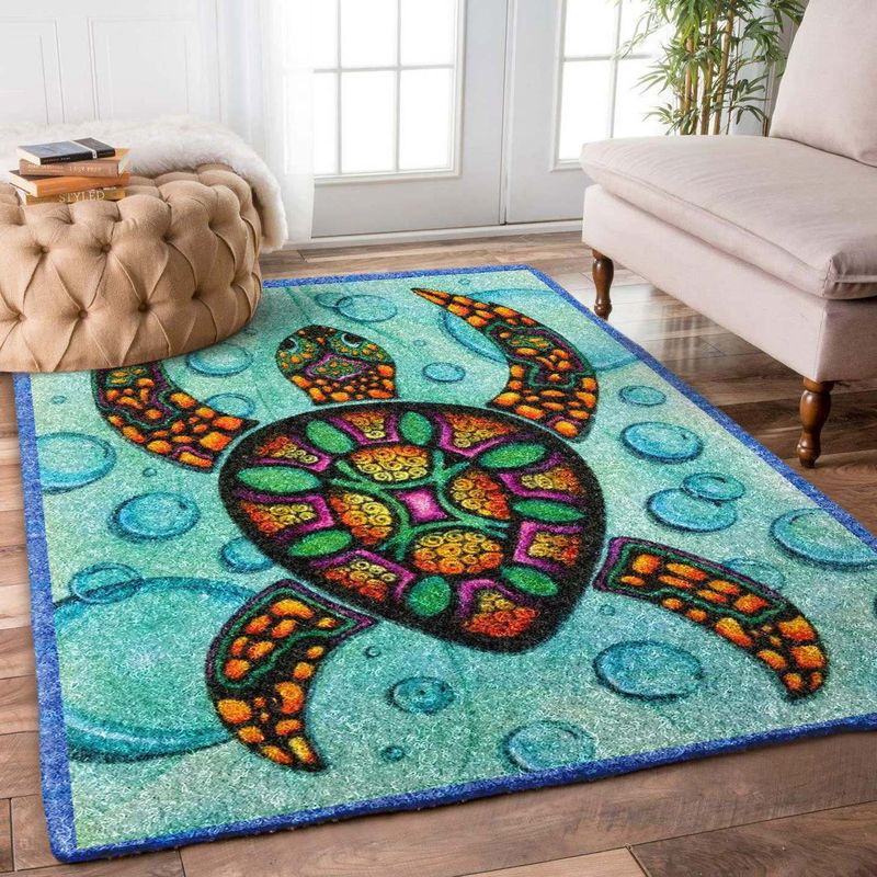 Vintage Turtle - Rectangle Rug – PERSONALIZEDWITCH