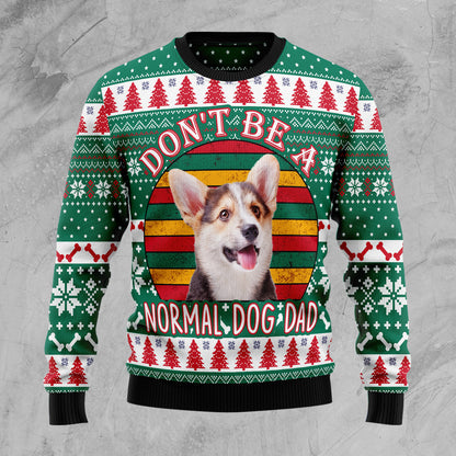 Welsh Corgi Dog Dad TG51110 Ugly Christmas Sweater