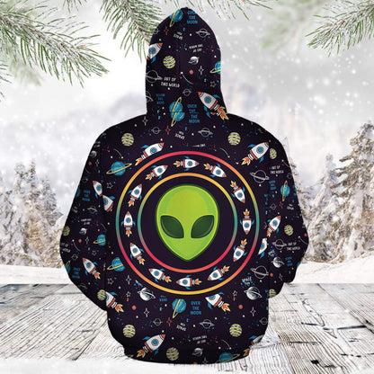 Wish You Were Weird G51120 - All Over Print Unisex Hoodie