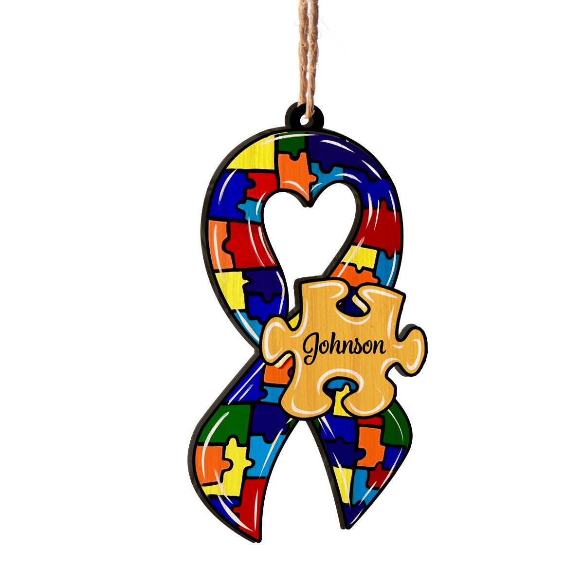 Autism Christmas Personalizedwitch Personalized Ornament