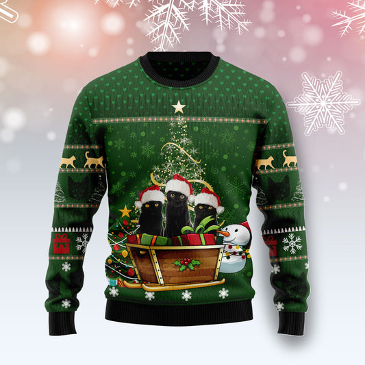 Black Cat Group Xmas TY0812 Ugly Christmas Sweater
