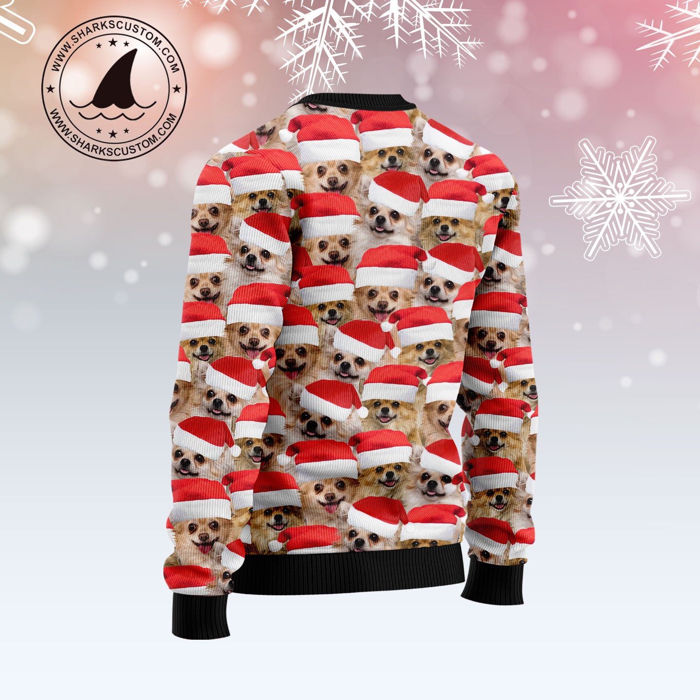 Chihuahua Group Awesome TY0511 Ugly Christmas Sweater