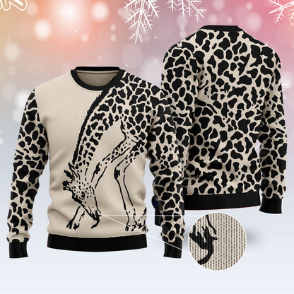 Giraffe Pattern T1510 Ugly Christmas Sweater