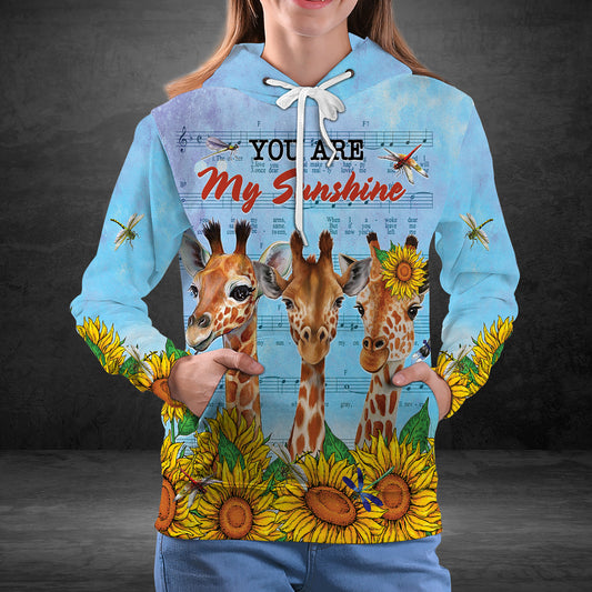 Giraffe You Are My Sunshine G51029 - All Over Print Unisex Hoodie