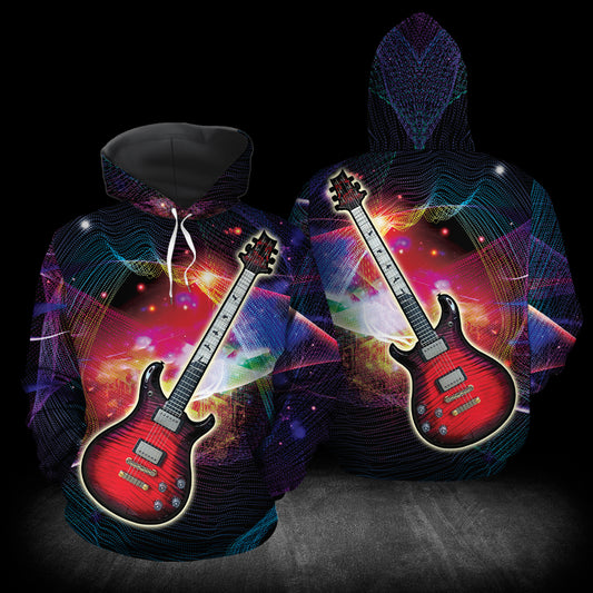 Stunning Guitar HT111205 Unisex womens & mens, couples matching, friends, funny family sublimation 3D hoodie christmas holiday gifts (plus size available)