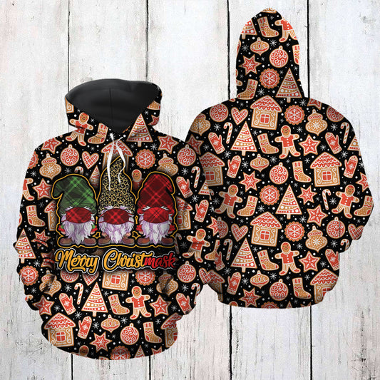 Nordic gnomes Christmask HT171102 - All Over Print Unisex Hoodie