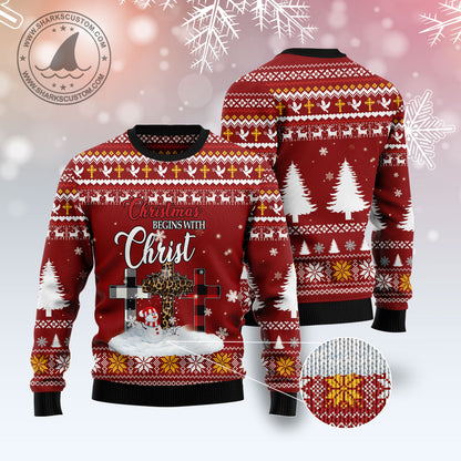 Christian Christmas T2710 Ugly Christmas Sweater