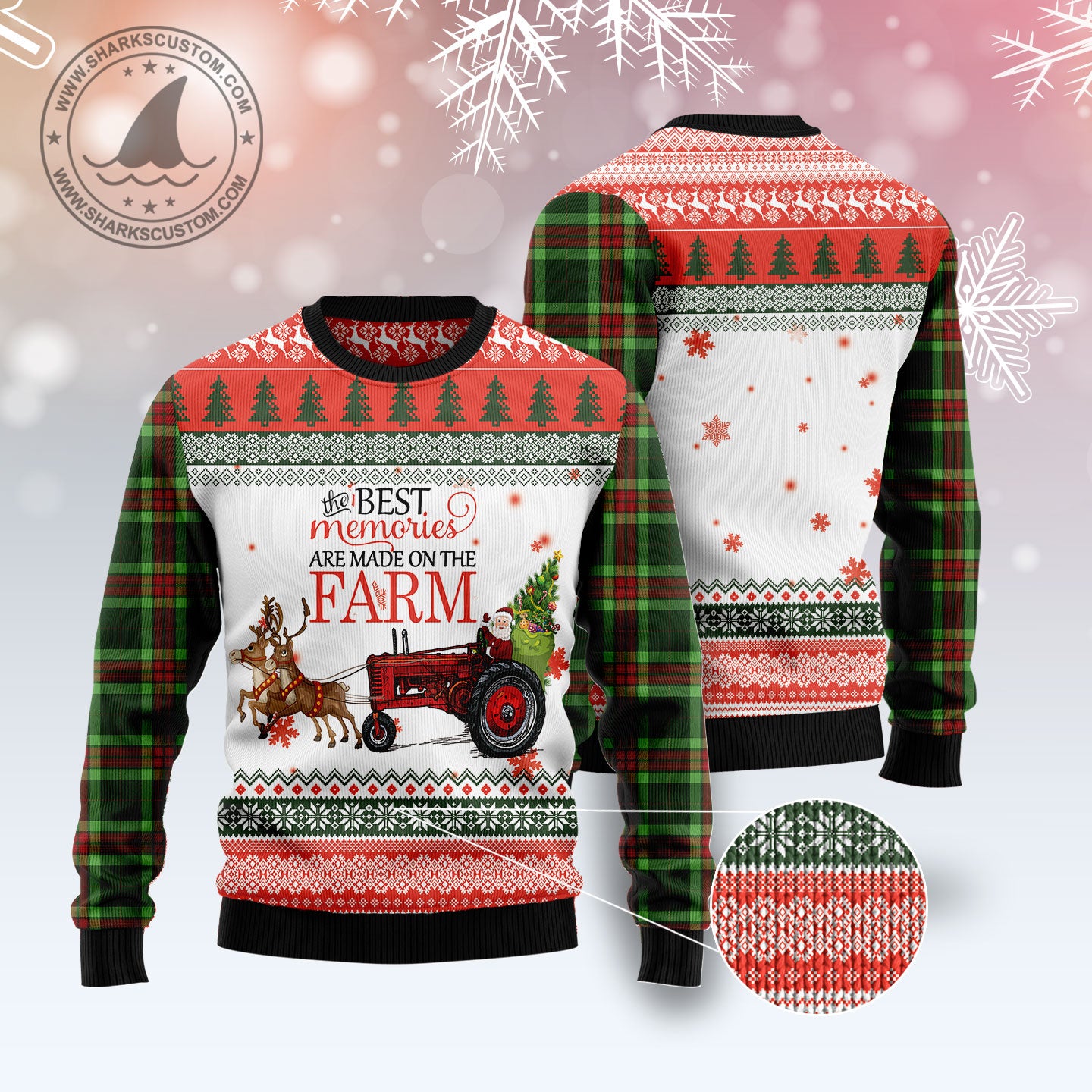 Farm Best Memories T0411 Ugly Christmas Sweater